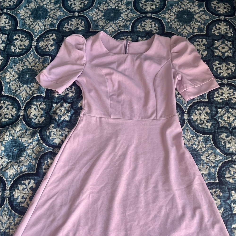 Chic Lavender Midi Dress